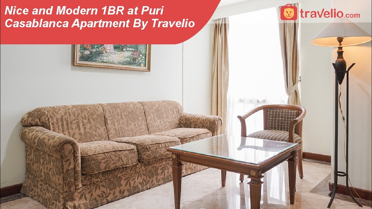 Room Tour Nice and Modern 1BR at Puri Casablanca Apartment
