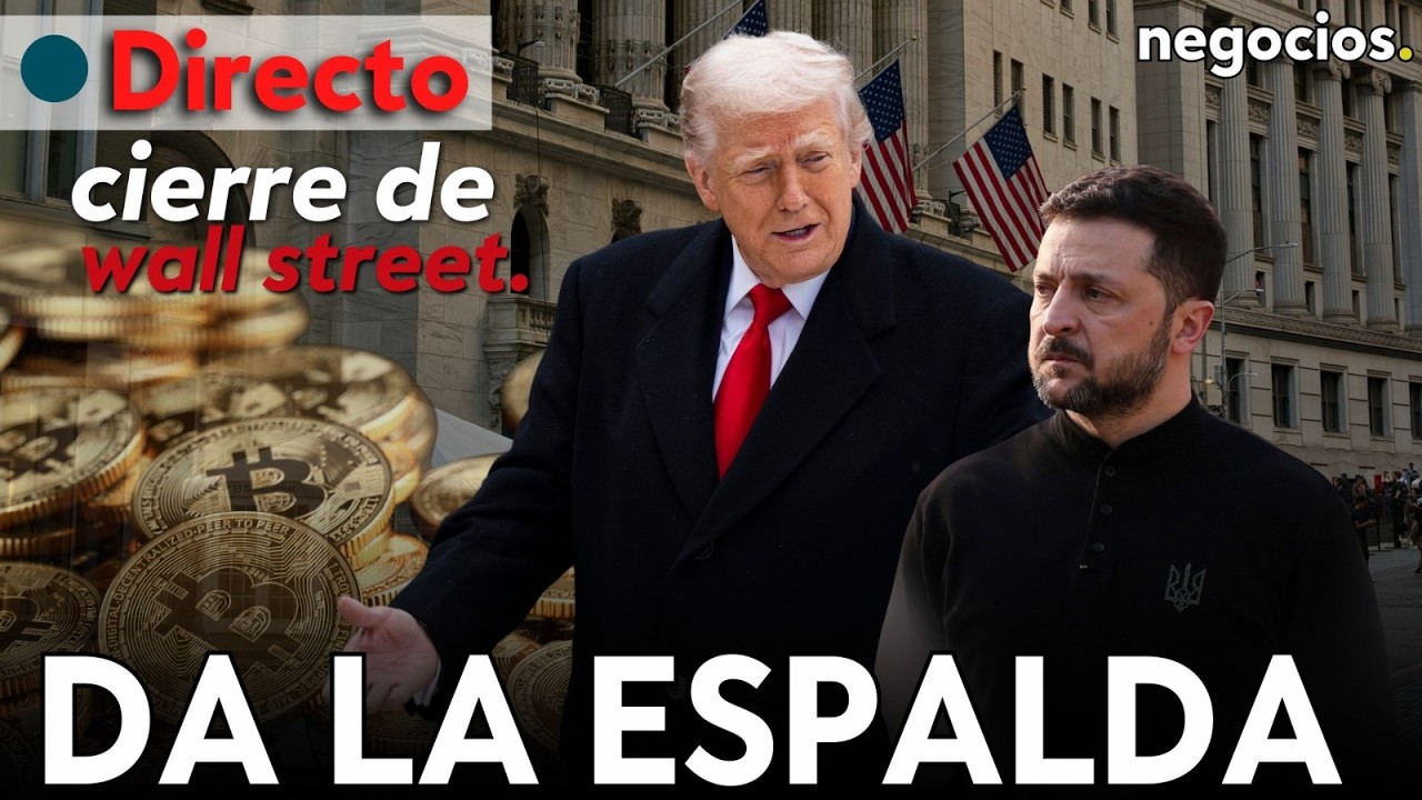 CIERRE DE WALL STREET: EEUU da la espalda a Ucrania, Trump reduce aranceles y bitcoin se recupera