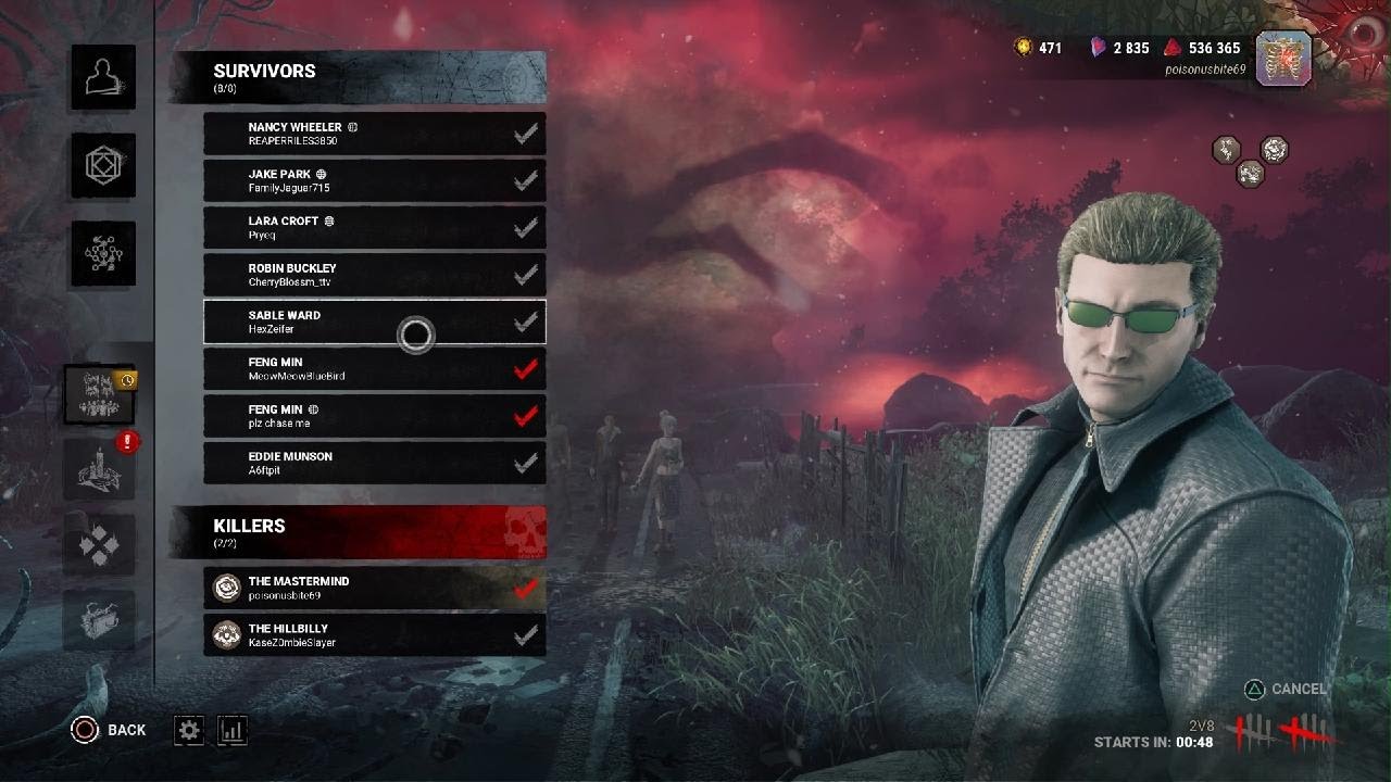 2v8 DBD wth kase