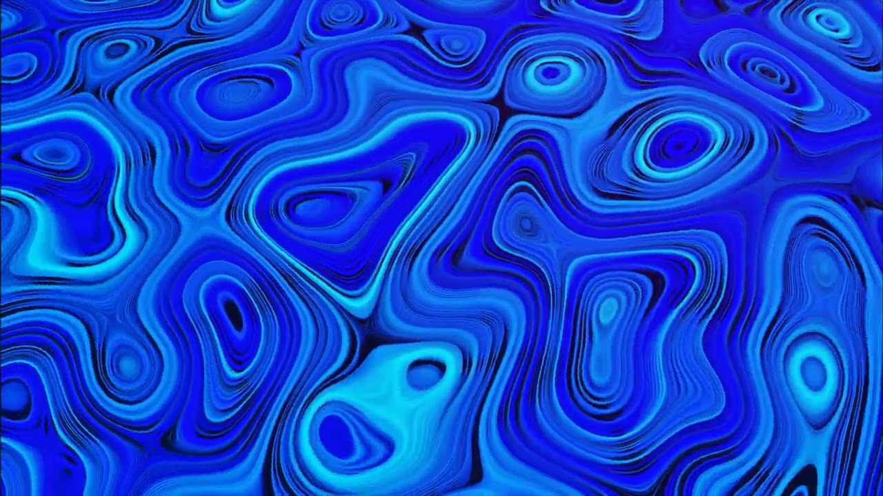 Abstract Neon Circular Lines Animation Background Looped Video - Footage - Screensaver +4K 60FPS