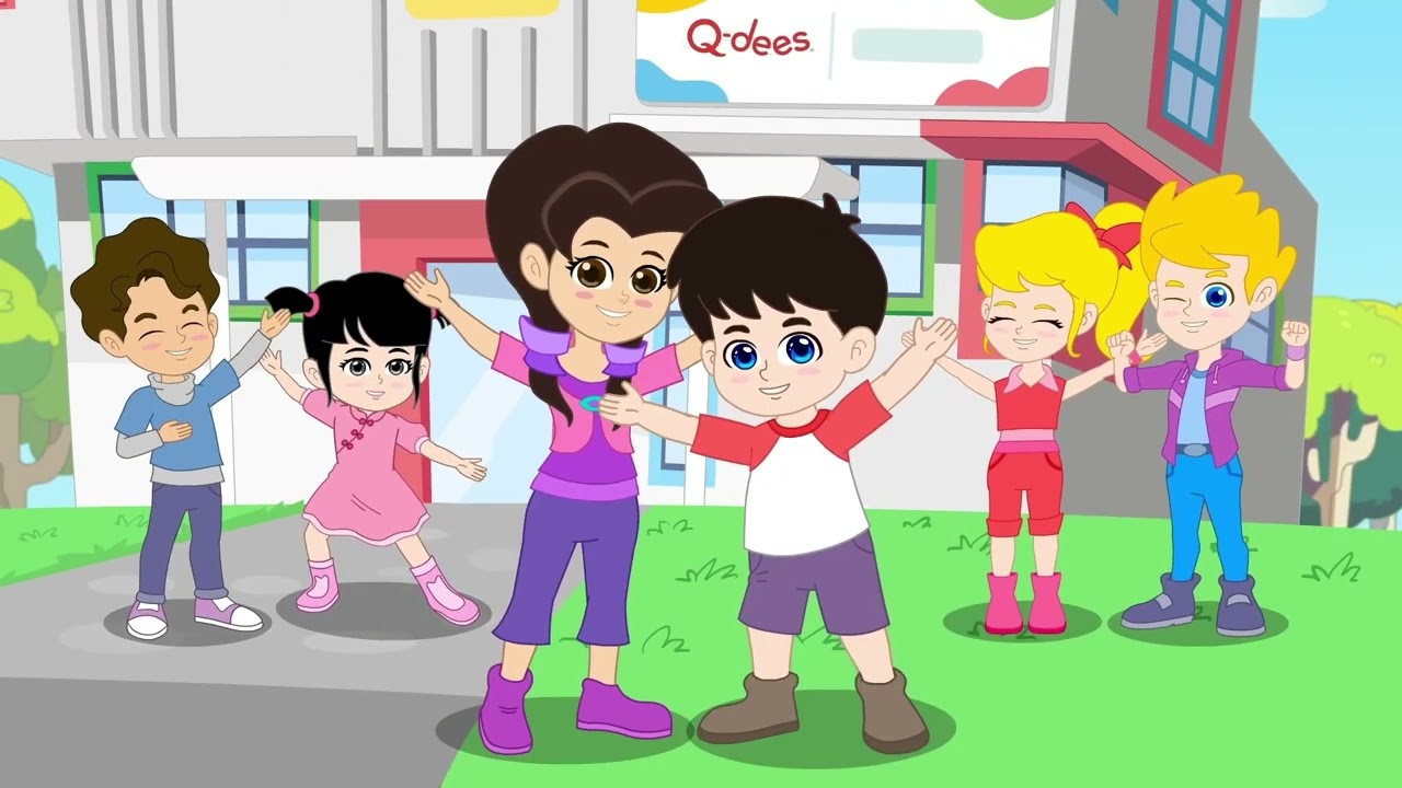 BUBBLY and Friends at School🎈Alphabets, Numbers & more songs 🏫Q-dees Nursery Rhymes & Songs for Kids
