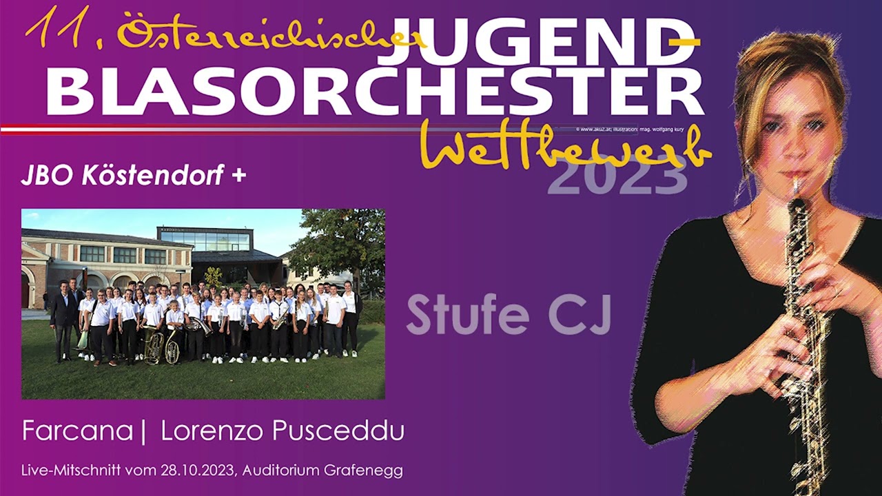 Farcana | Lorenzo Pusceddu – JBO Köstendorf + (11. Österreichischer Jugendblasorchester-Wettbewerb)