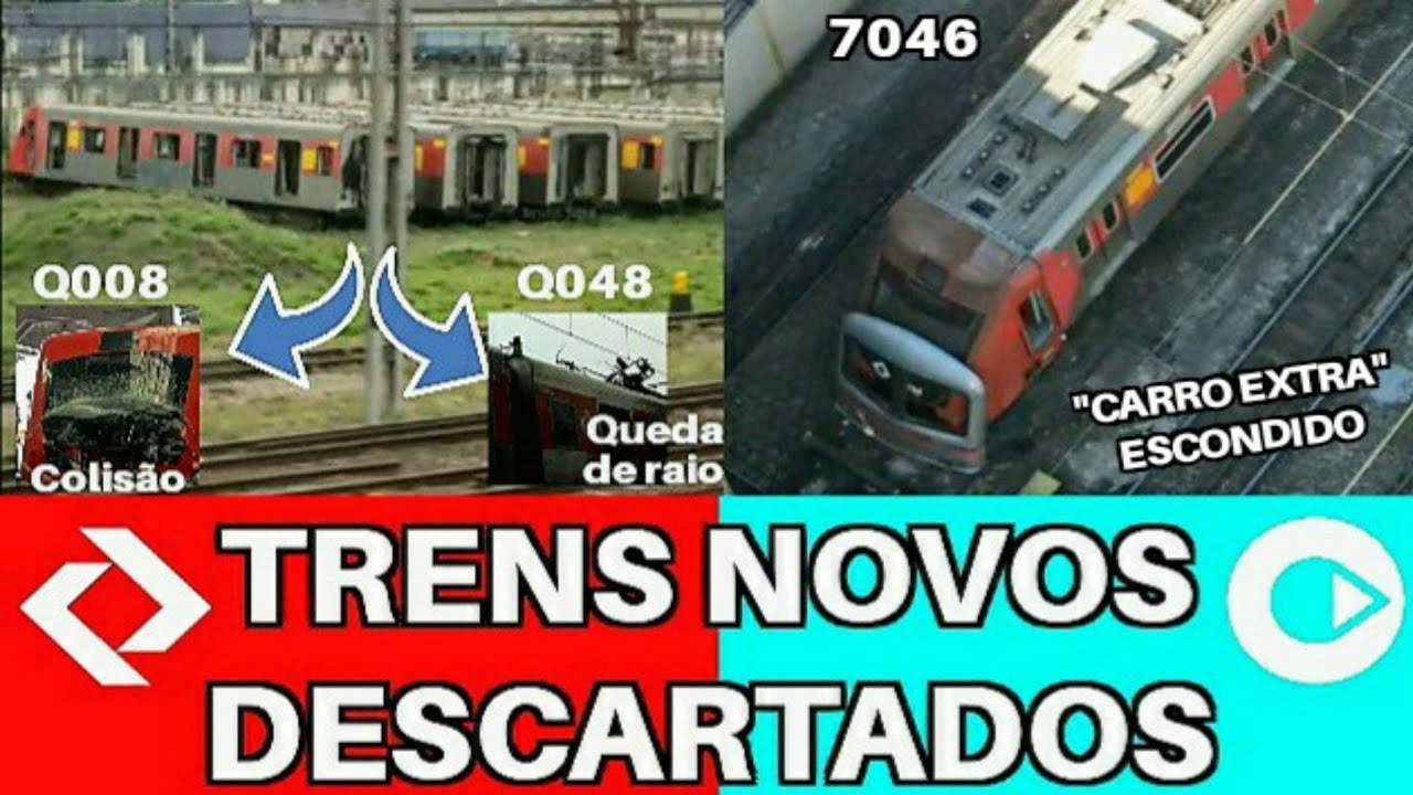 TRENS NOVOS DESCARTADOS PELA VIA MOBILIDADE E CPTM