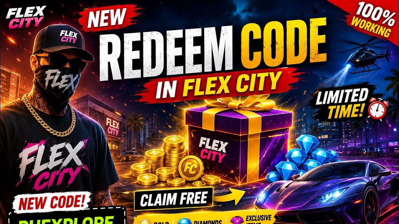 New redeem code in flex city 100% working |FLEX CITY #flexcity 