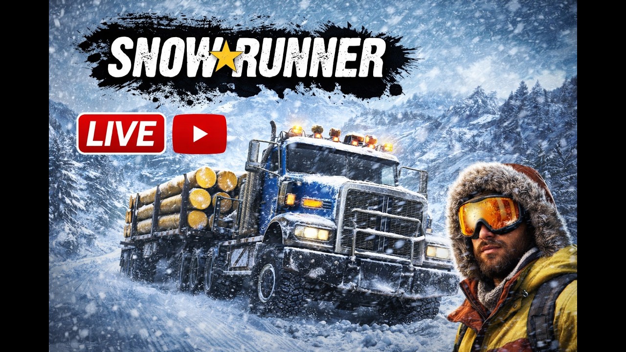 SnowRunner LIVE 🚛 Monster Truck vs Deep Mud Challenge