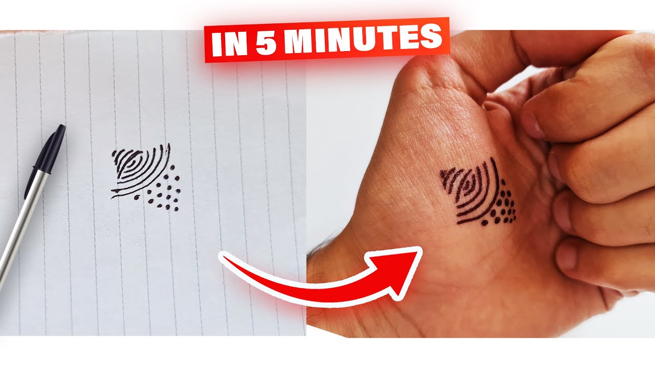 Aesthetic Pen Tattoo art (So Easy)