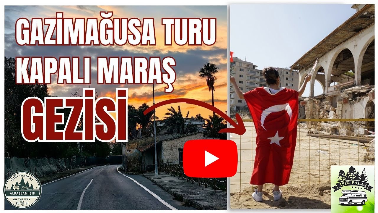 Kıbrıs ta Gezilecek en güzel yerleri nere ? Mağusa şehir turu,  DAÜ Kıbrısın  Parisi Kapalı Maraş