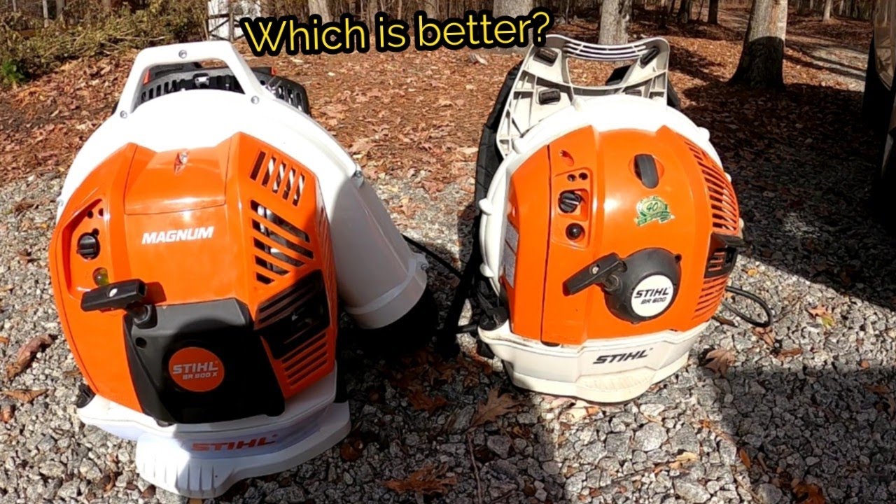 Stihl br800 vs Echo 8010 my thoughts🤔