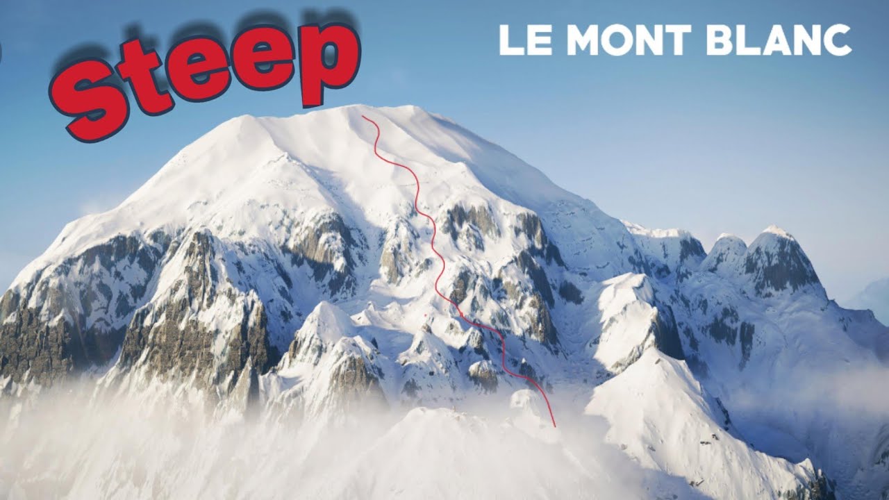 Chillige Abfahrt vom Mont Blanc runter / Steep #2