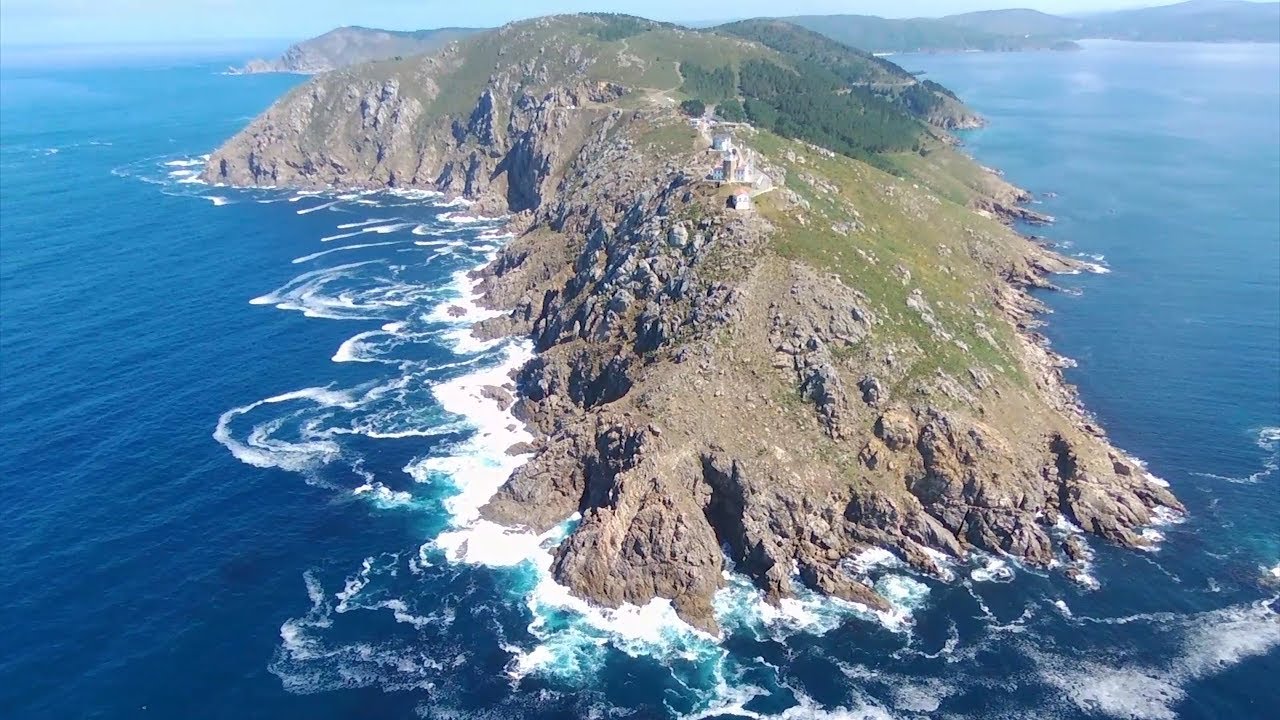 Galicia, Costa da Morte a vista de drone