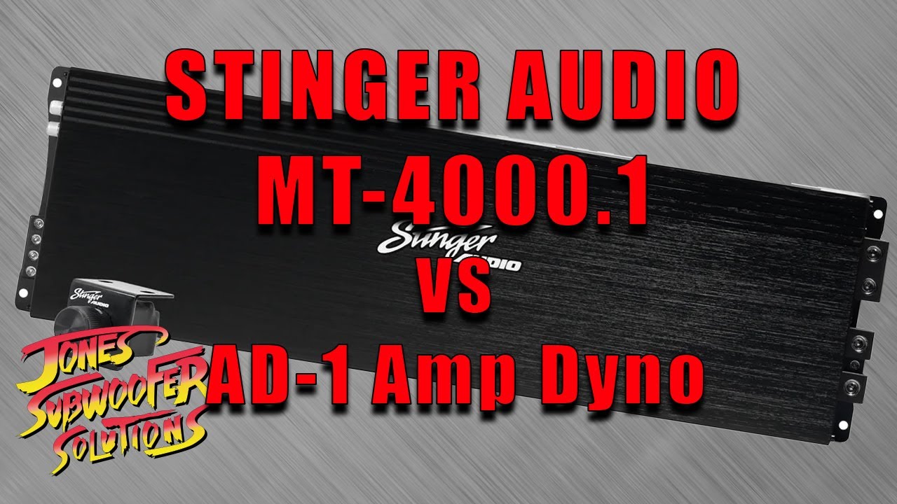 AD-1 Amp Dyno Stinger Audio MT-4000.1 by Jones Subwoofer Solutions JSS