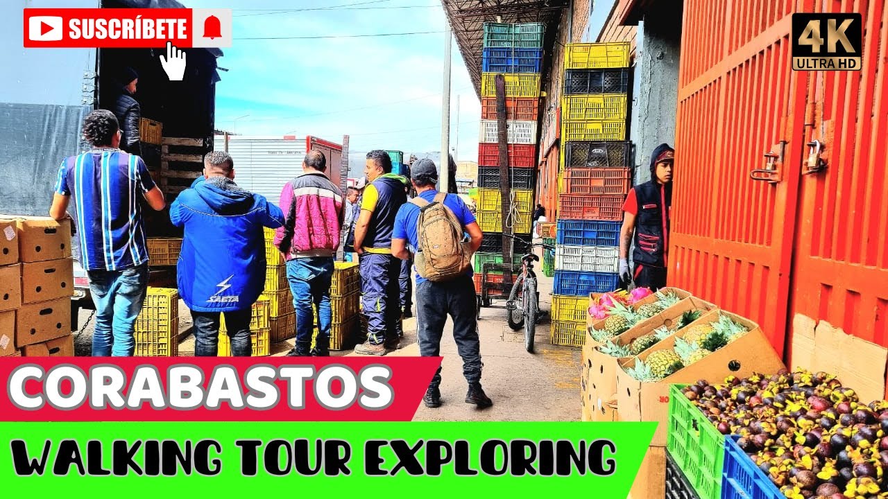 Recorrido Walking Tour Central de Abastos Corabastos ,sin Cortes ,sin Filtros (BOGOTA/COLOMBIA) 4K