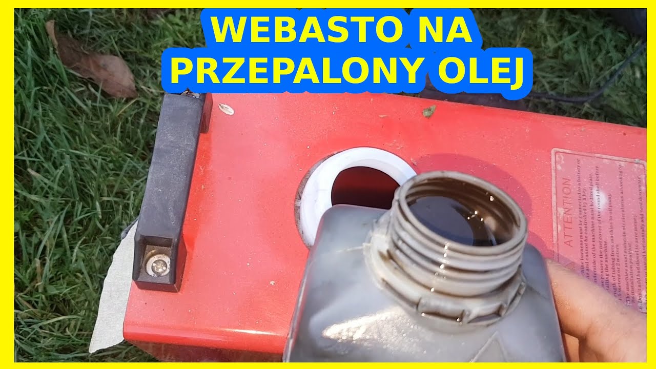 Chińskie Webasto 8kW | odpalanie na przepalonym oleju | palenie zużytym olejem | Tanie ogrzewanie |