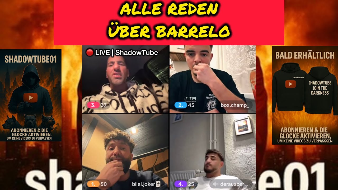 🔴 LIVE | Arrogante Pate & Bilal Box Champ LIVE – Alle reden über BARRELO