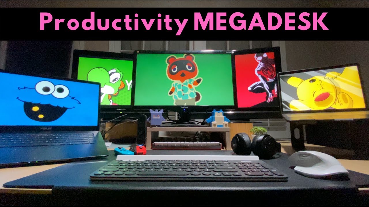 We built the MEGADESK [workspace setup hacks]