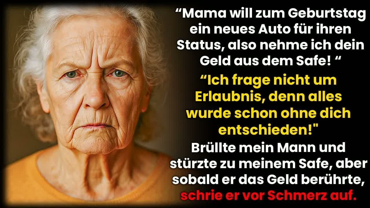 &bdquo;Mama will zum Geburtstag ein neues Auto, also nehme ich dein Geld aus dem Safe!&ldquo; &ndash; br&uuml;llte er