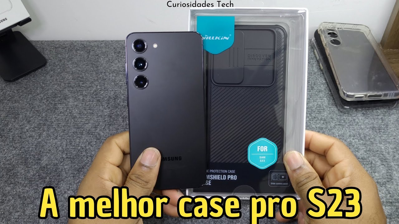 Chegou minha case da Nilkkin, a melhor proteção pro meu Galaxy S23