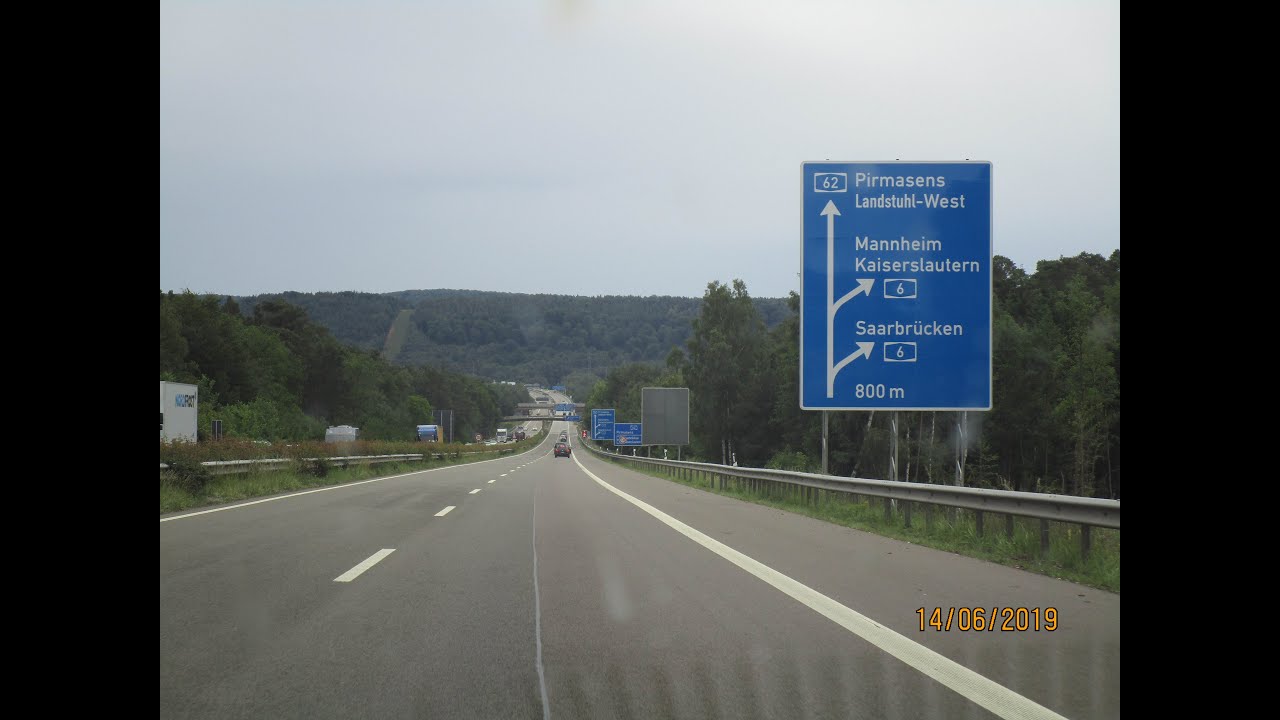 BAB62 Nonnweiler - Pirmasens