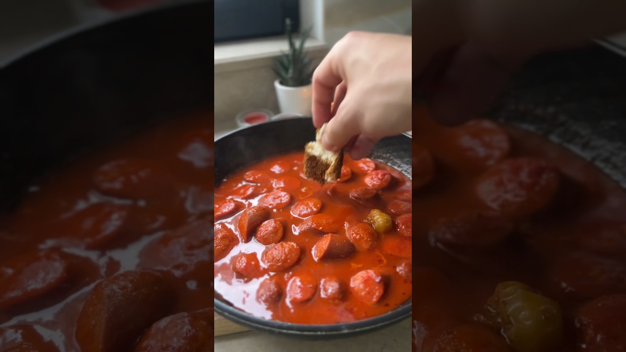 Domates Soslu Sosis | Kahvaltıların Vazge&ccedil;ilmezi Olacak! #shorts