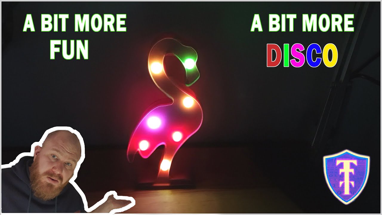 Making a DISCO flamingo (using RGB Leds)