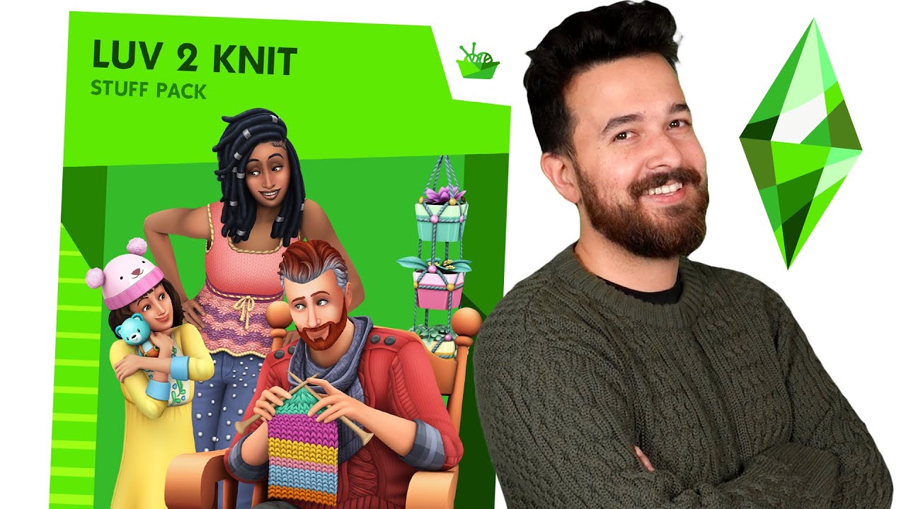 The Sims 4 Luv 2 Knit REACTION! 🧶