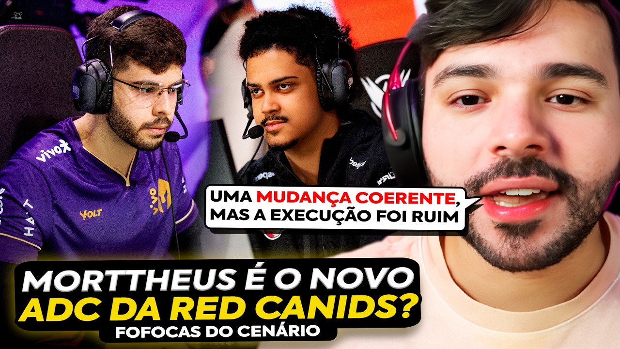 🚨 MORTTHEUS VAI SER O NOVO AD CARRY DA RED CANIDS! MINERVA REAGE E OPINA SOBRE A MUDAN&Ccedil;A