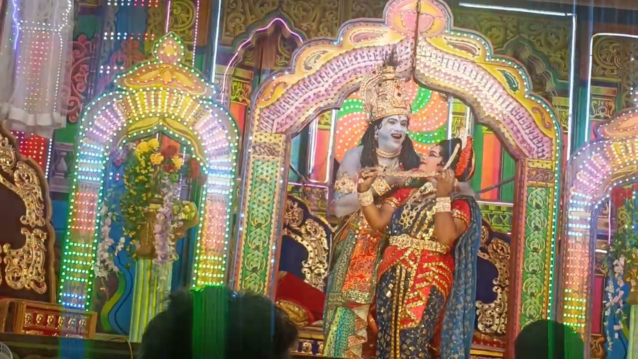 ರುಕ್ಮಿಣಿ ಪಾತ್ರದಲ್ಲಿ ತನುಶ್ರೀ. ಶ್ರೀ ಕೃಷ್ಣ ಪಾತ್ರದಲ್ಲಿ ಗಂಗಾಧರ್ 