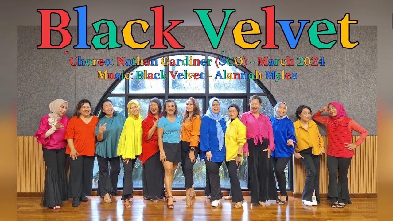 BLACK VELVET - line dance  (Nathan Gardiner (SCO))