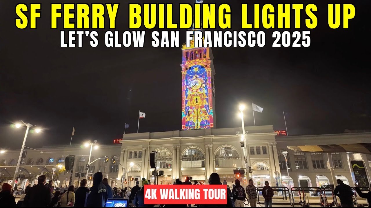 San Francisco’s Magical Holiday Light Show! Let’s Glow SF 2025