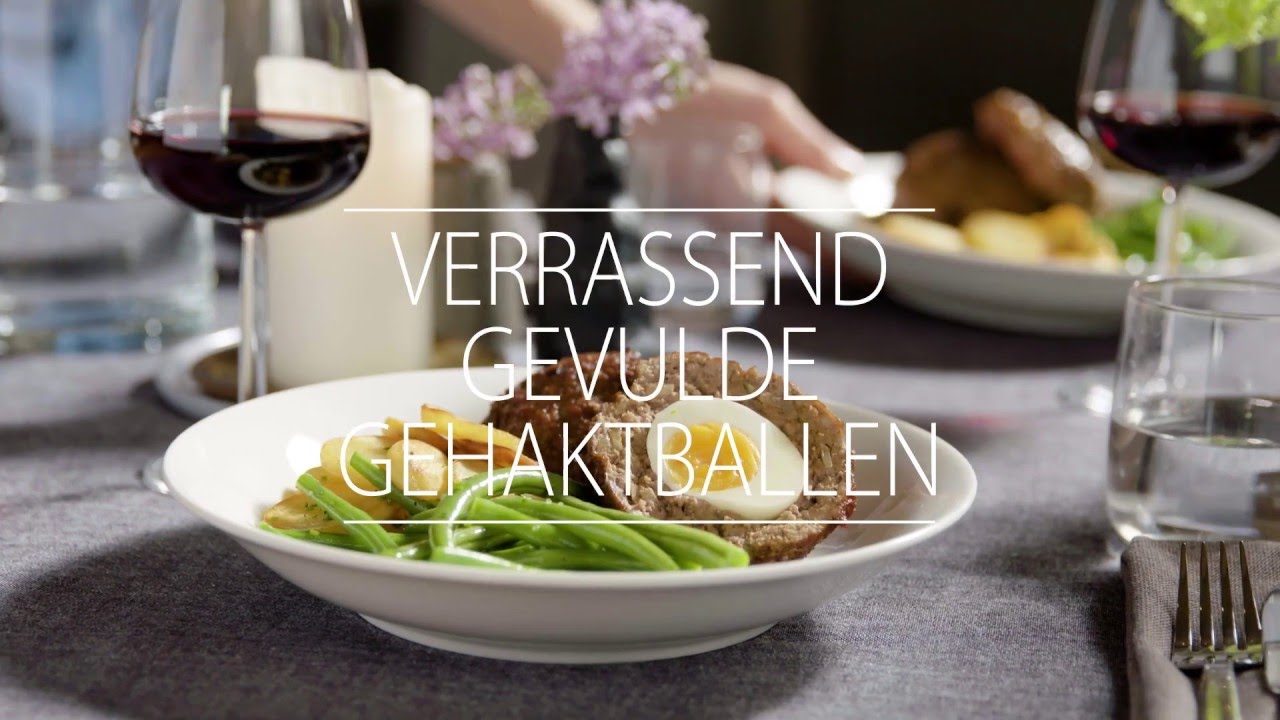 Gevulde gehaktballen met ei - CookLoveShare