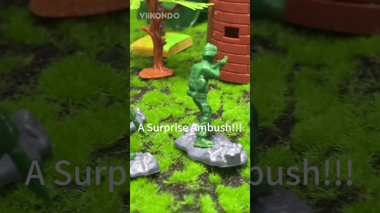 We captured the enemy leader in a surprise ambush!#viikondo #jeutoy  #toysoldiers#army #minimilitary