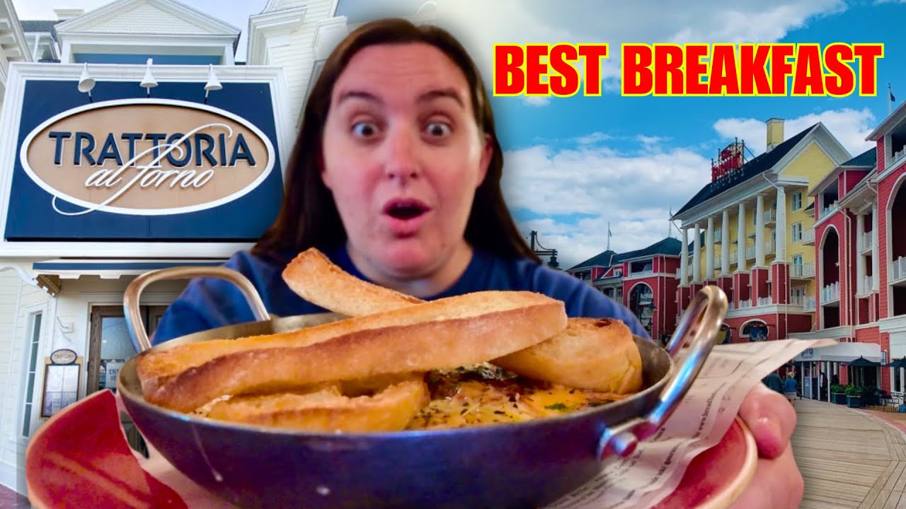 BEST BREAKFAST AT DISNEY WORLD: TRATTORIA AL FORNO | Disney's Boardwalk Resort