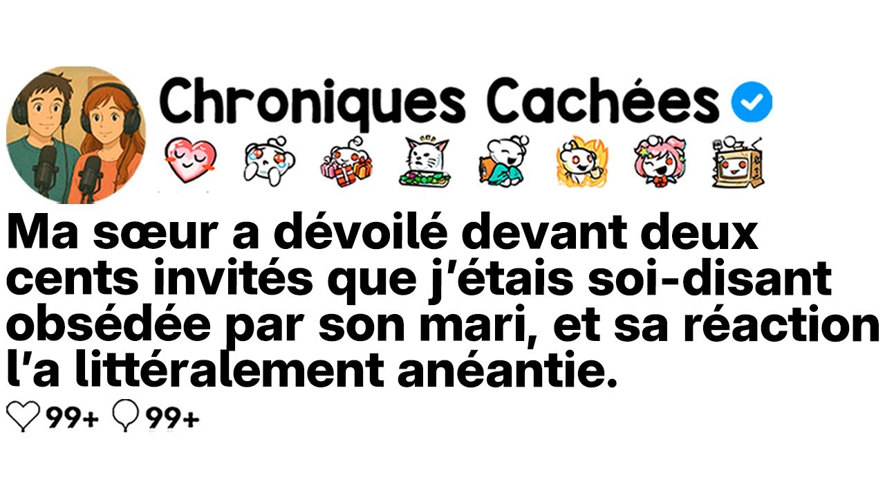 [COMPLET] Ma sœur a dit à 200 invités que j’étais obsédée par son mari.