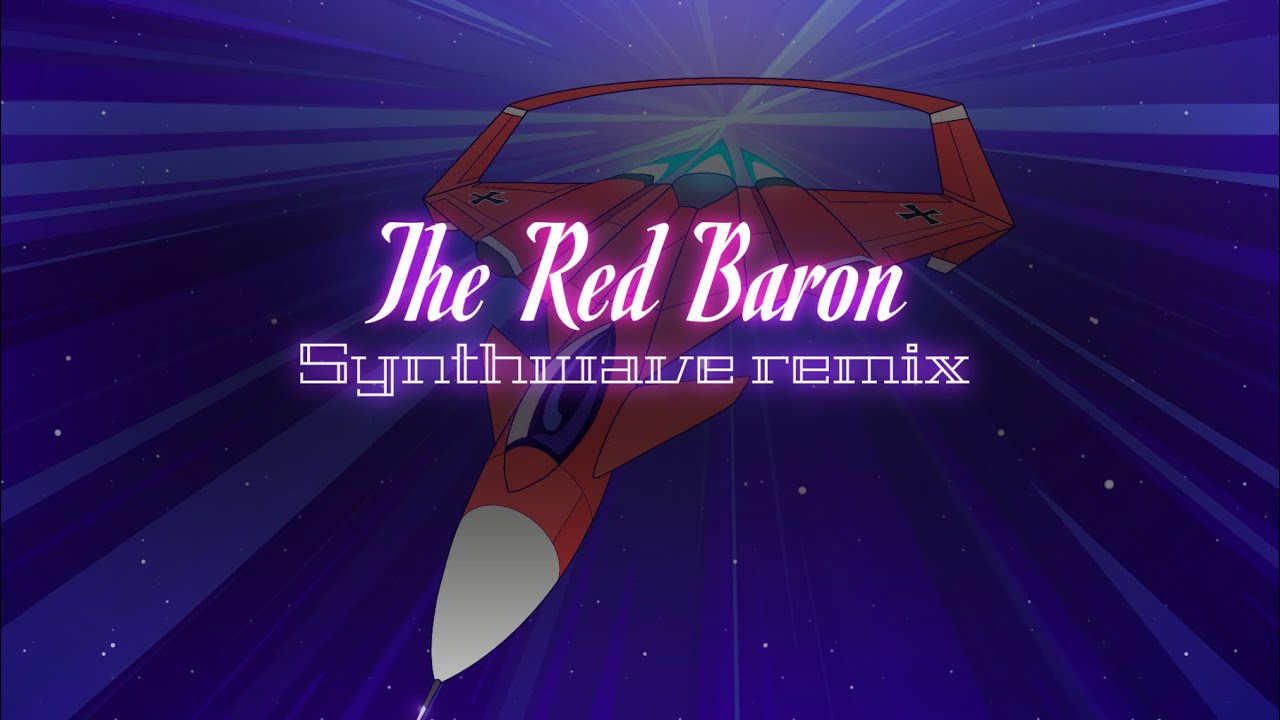 The Red Baron-synthwave. Sabaton cover
