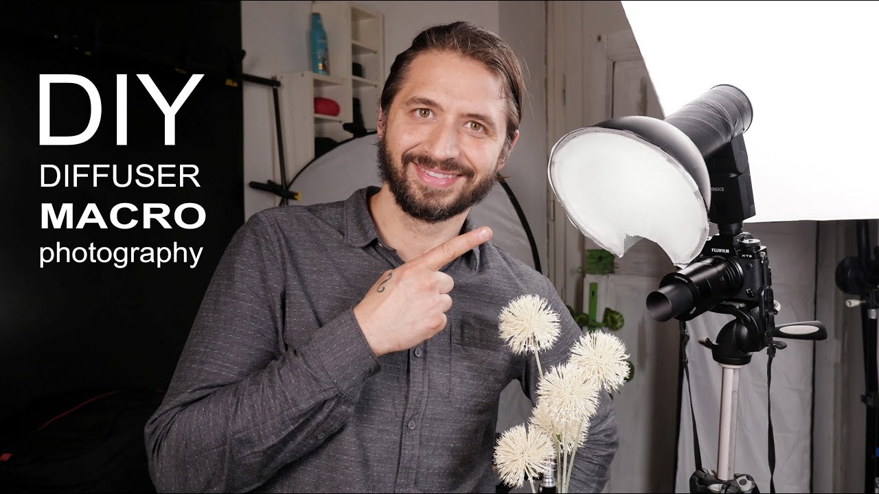 Diffusore flash per macro fotografia fai da te