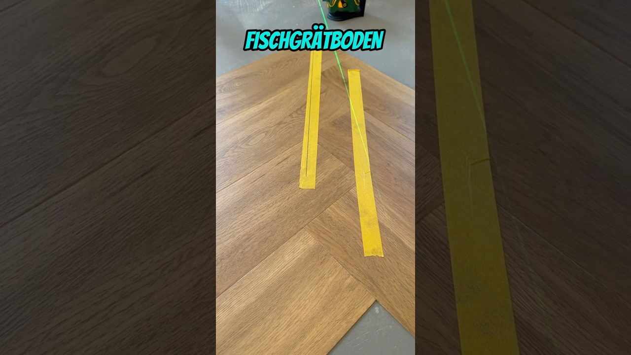 So verlegst du ein Fischgr&auml;tmuster wie ein Profi! #DIYBoden, #Handwerk,#diyprojects,#homeimprovement
