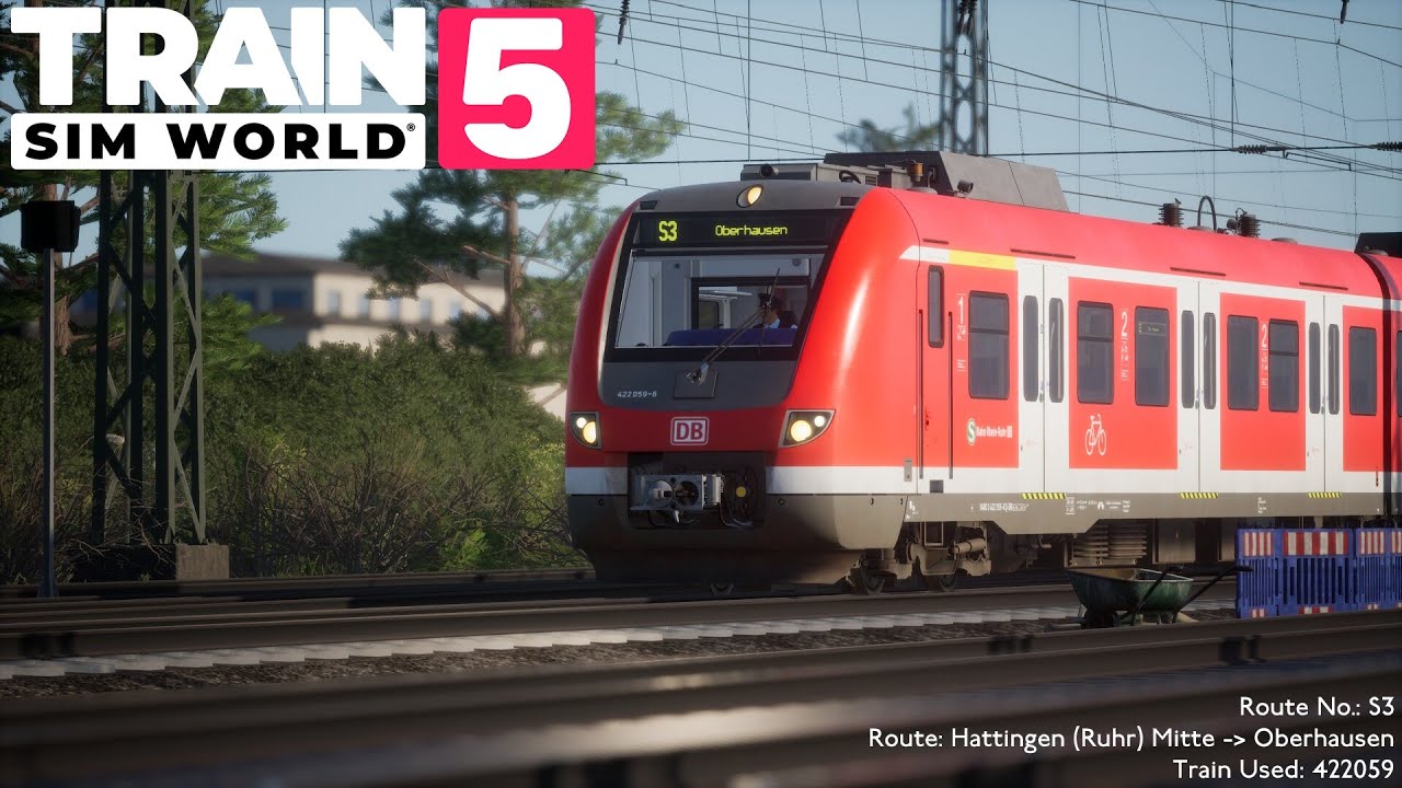 Train Sim World 5 - S3 Hattingen (Ruhr) Mitte → Oberhausen (DBAG BR Class 422)