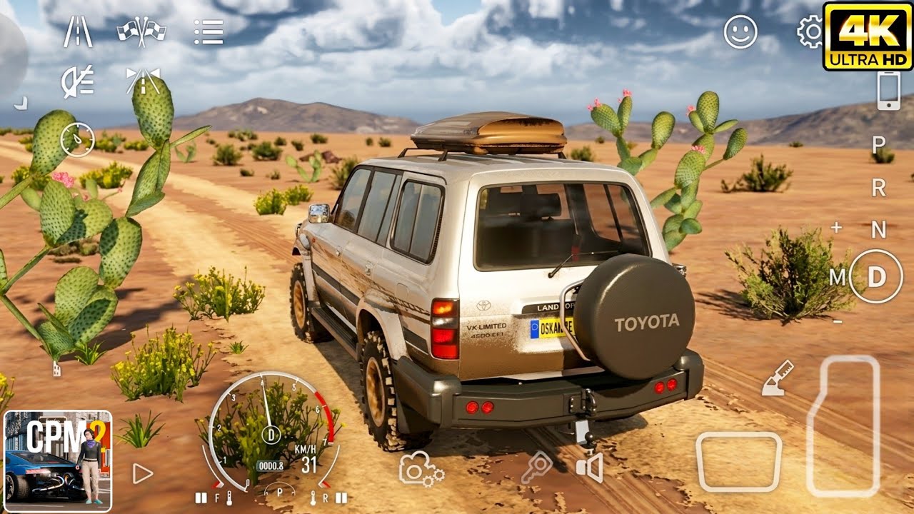 Toyota Land Cruiser FZJ80 - Red Rock Desert Off-roading - Car Parking Multiplayer 2 