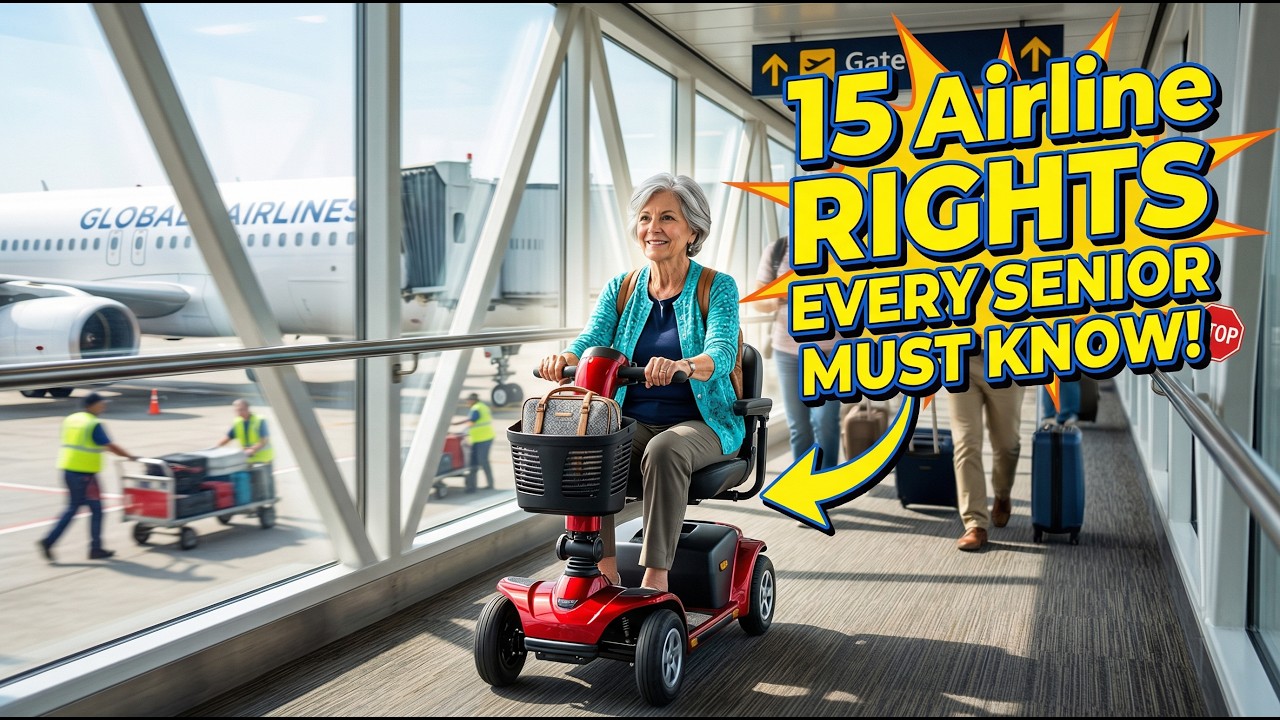 Seniors: 15 AIRLINE Rights You Didn't Know You Had! (2026 Update)