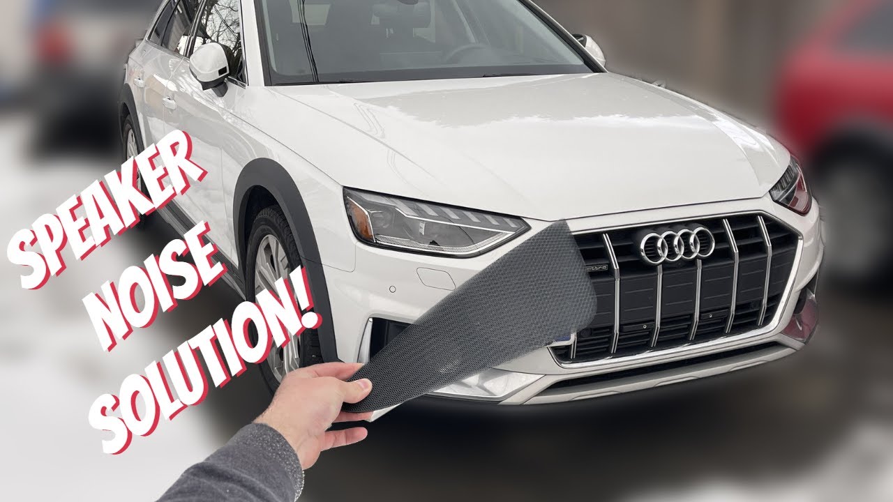 B9 Audi A4 Speaker Rattle Easy Fix 2017-2022