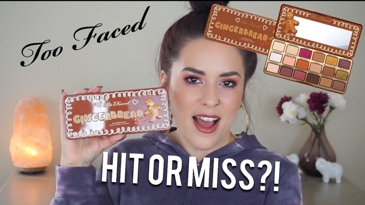 NEW! TOO FACED GINGERBREAD SPICE PALETTE | SWATCHES + TUTORIAL!!!