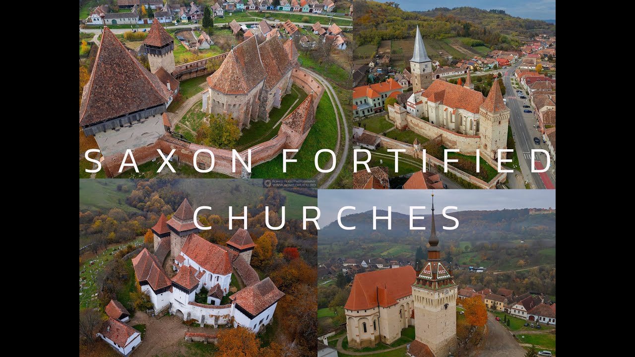 Saxon Fortified Churches, Romania | Cinematic Drone Footage 4K