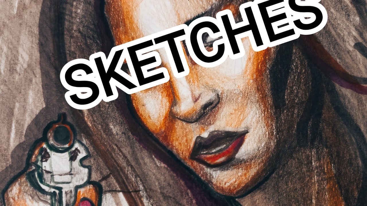 SKETCHES I Jackie Brown I Pam Grier I Draw with me #25 Full Version
