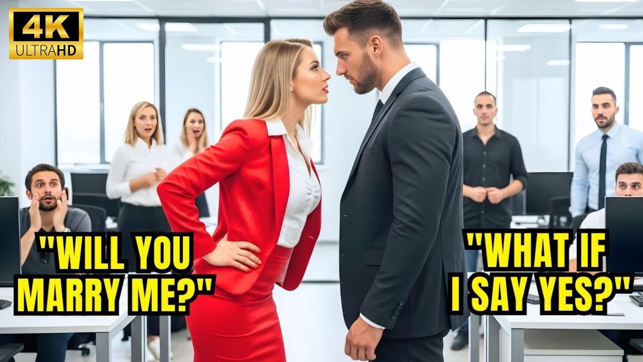 The Female CEO Joked, “Will You Marry Me?” — The Single Dad Smiled: “What If I Say Yes?”