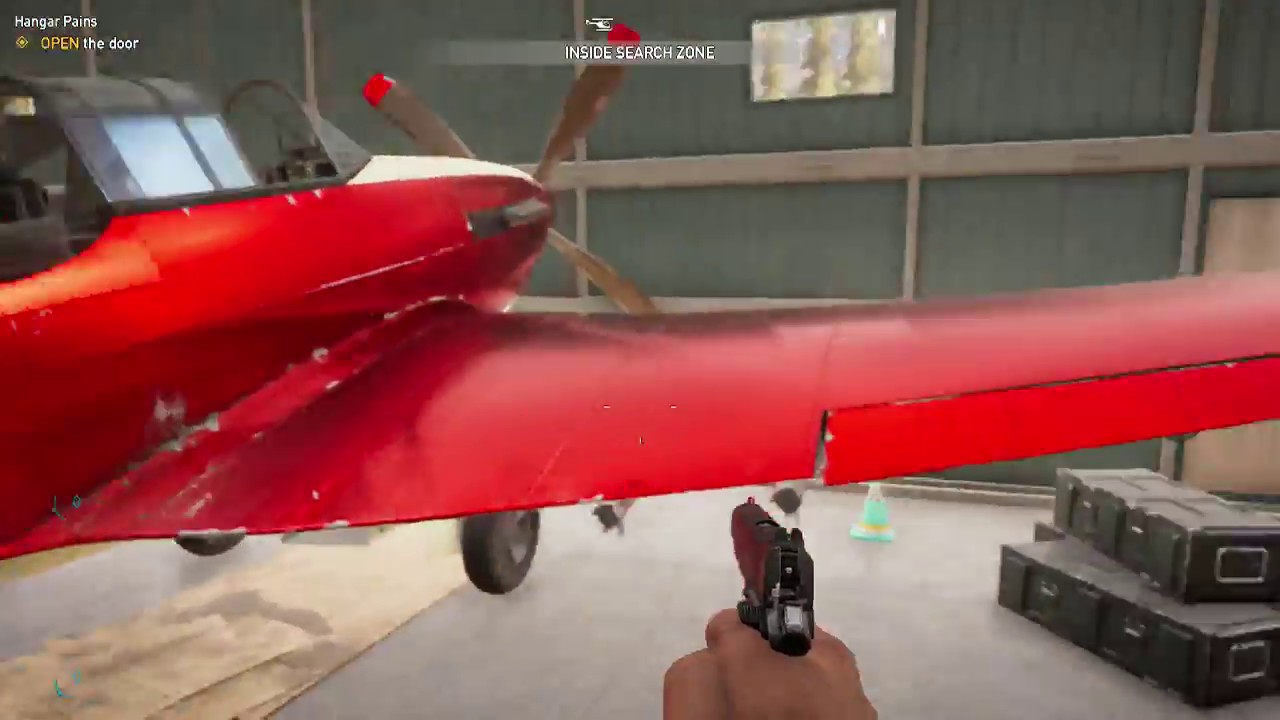 Far Cry 5 Open Hangar Door Get Pack Hunter Airplane