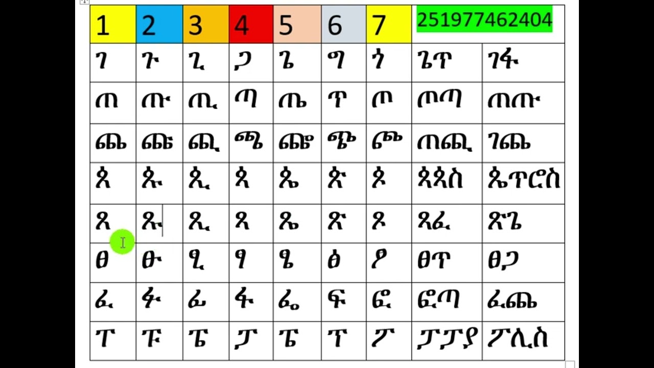 የምጨረሻዎቹ ፊደላት በሚገርም ሁኔታ ተከታተሉት#አማርኛ #education #learning #amharic alphabet
