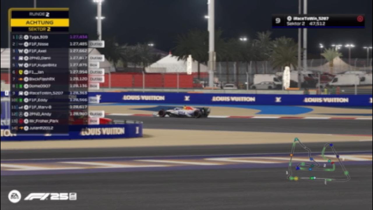 F1 25 / F1F Liga / Season 2 / Qualifying / Großer Preis von Bahrain