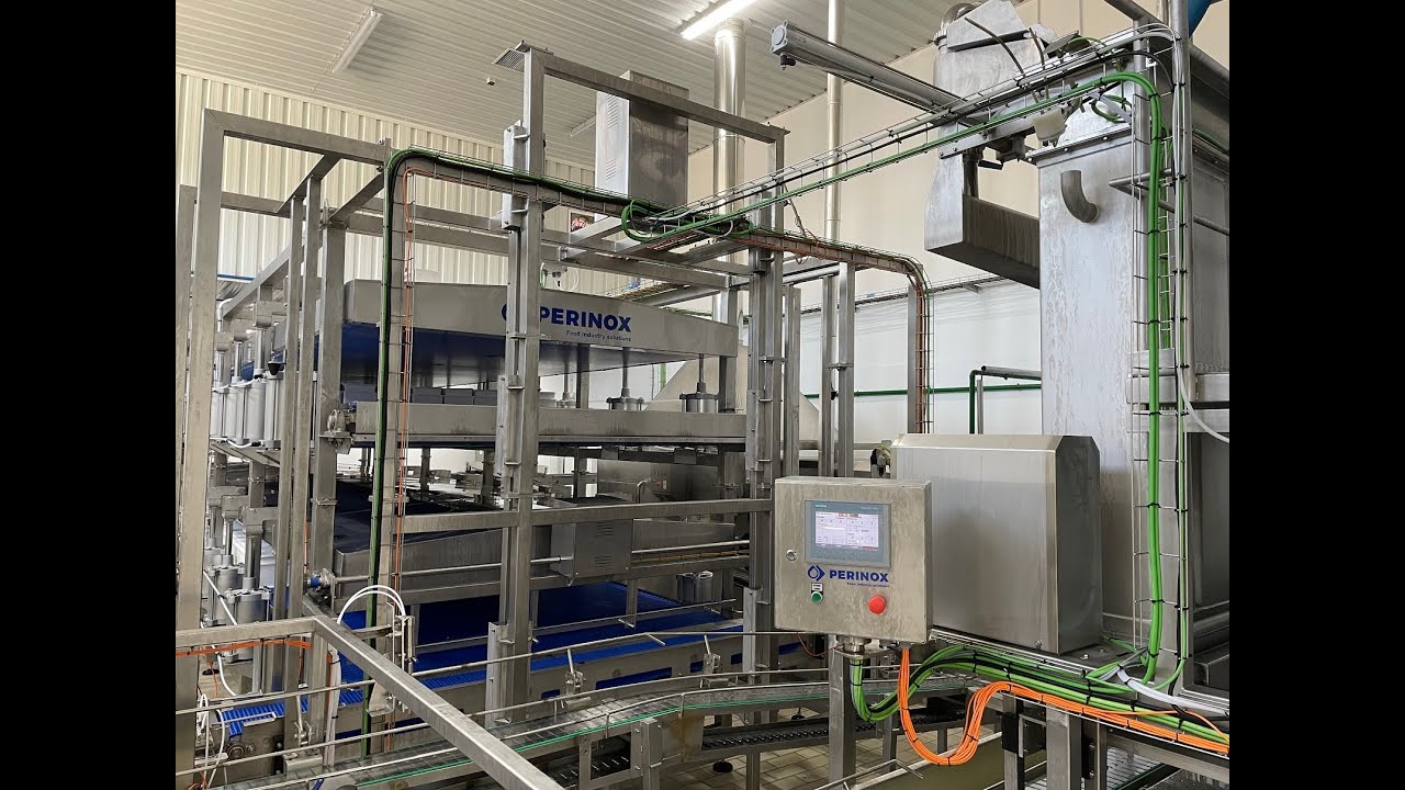 PERINOX - Línea elaboración de queso de pasta prensada 40.000 l/d