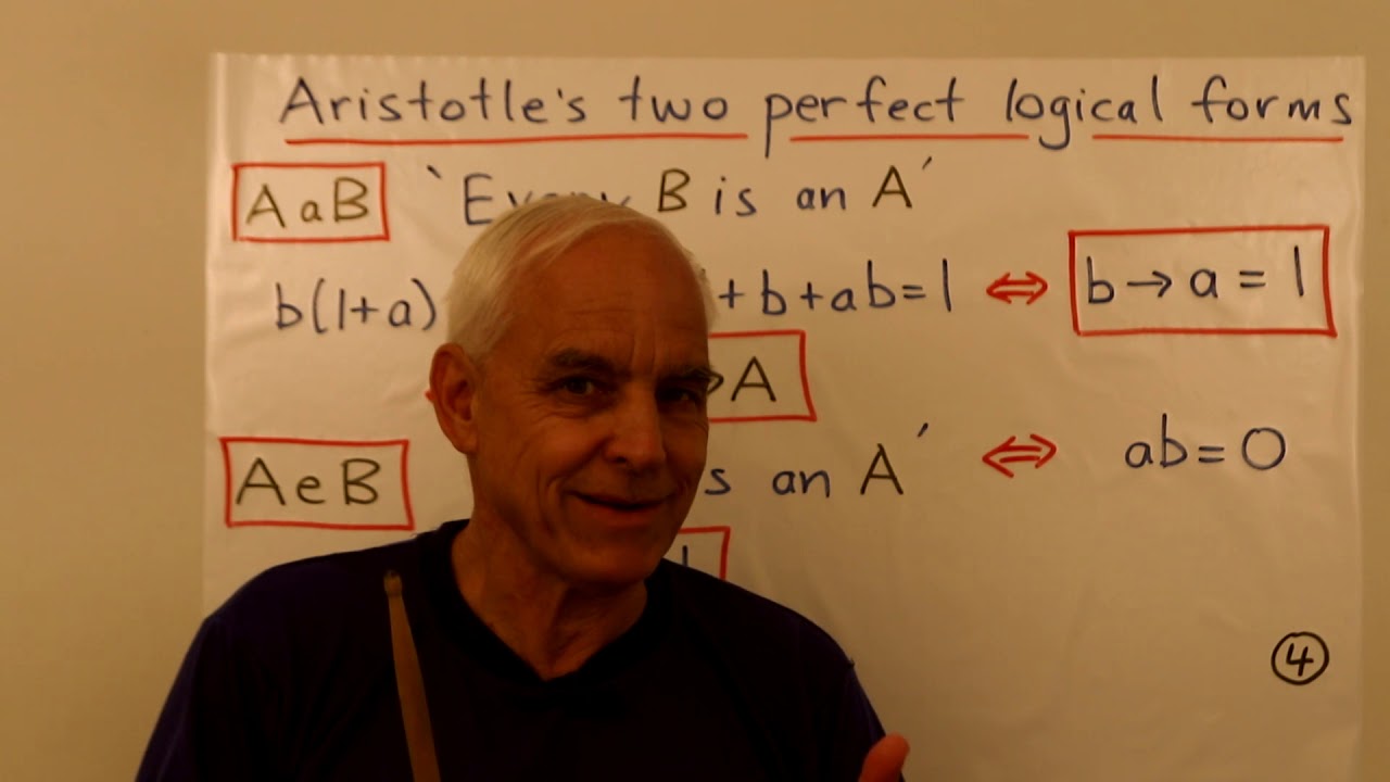 Aristotle's syllogisms revisited with the Algebra of Boole | MathFoundations 280 | N J Wildberger
