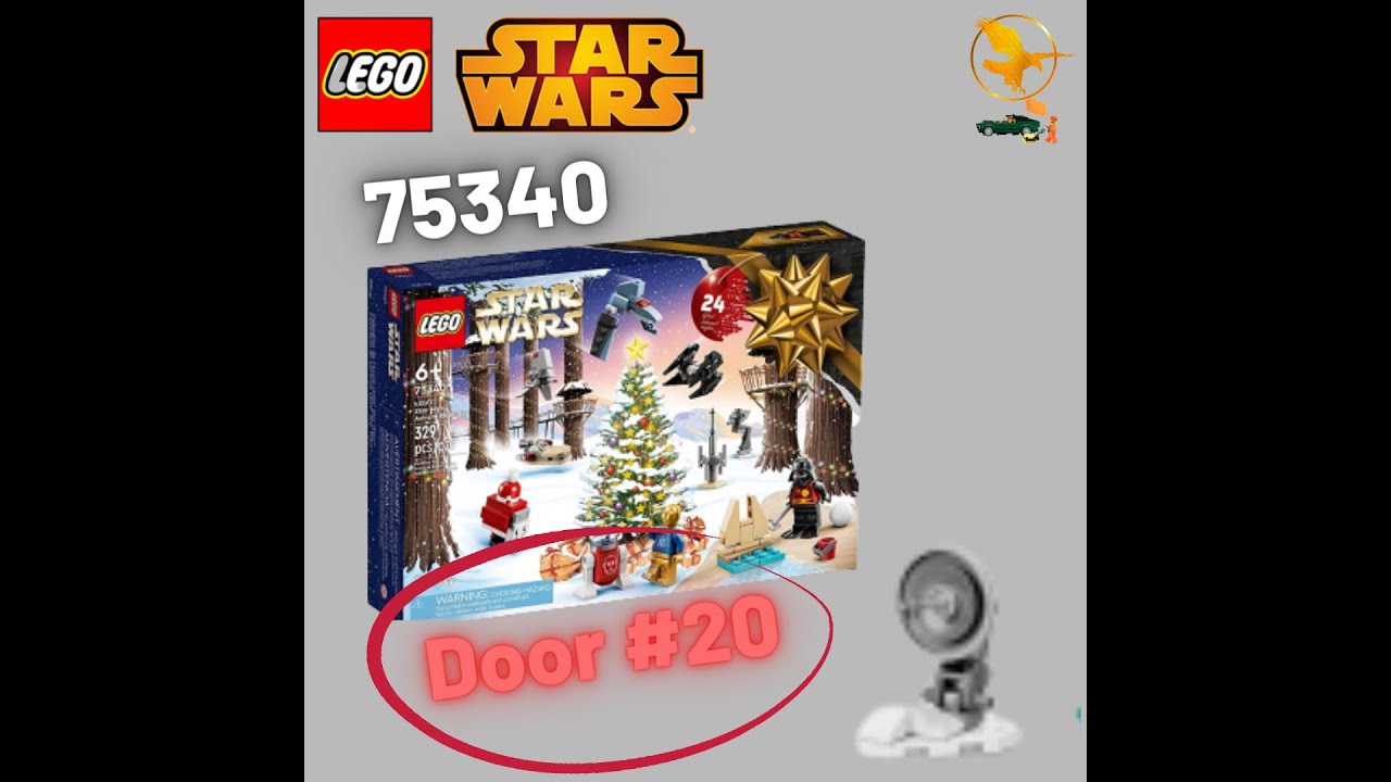 Door #20  - LEGO Star Wars 75340 Advent Calendar 2022 - Unboxing/ Speed Build/Review #legospeedbuild